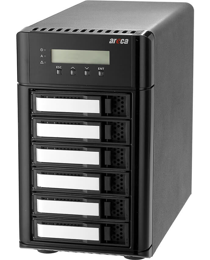 Areca 6 Bay Thunderbolt 5 Enclosure