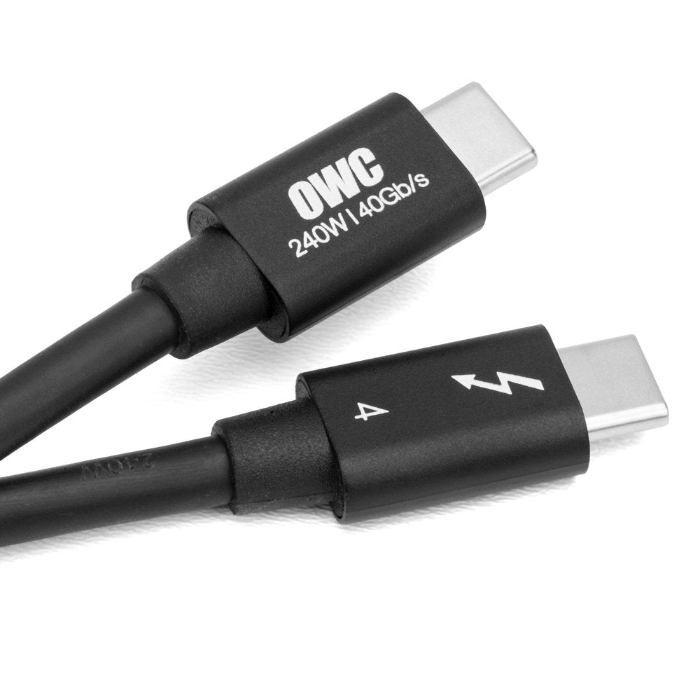 OWC Thunderbolt 4 USB Type-C Male Cable (2.3')