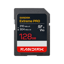 SANDISK 128GB Extreme PRO UHS-II SDXC Memory Card, V90