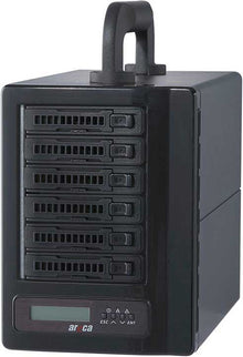 Areca 6 Bay Mini Thunderbolt 5 Enclosure (NVMe Compatible)