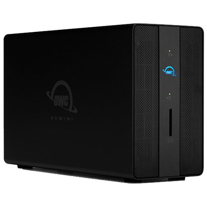 OWC Gemini Thunderbolt (USB-C) Dock and Dual-Drive HDD RAID External Storage 24TB