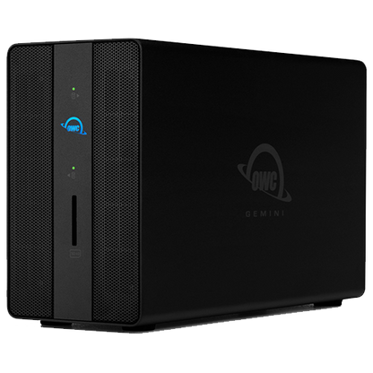 OWC Gemini Thunderbolt (USB-C) Dock and Dual-Drive HDD RAID External Storage 32TB