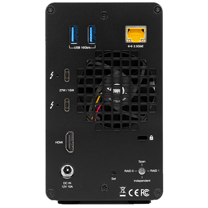 OWC Gemini Thunderbolt (USB-C) Dock and Dual-Drive SSD RAID External Storage Solution 2TB