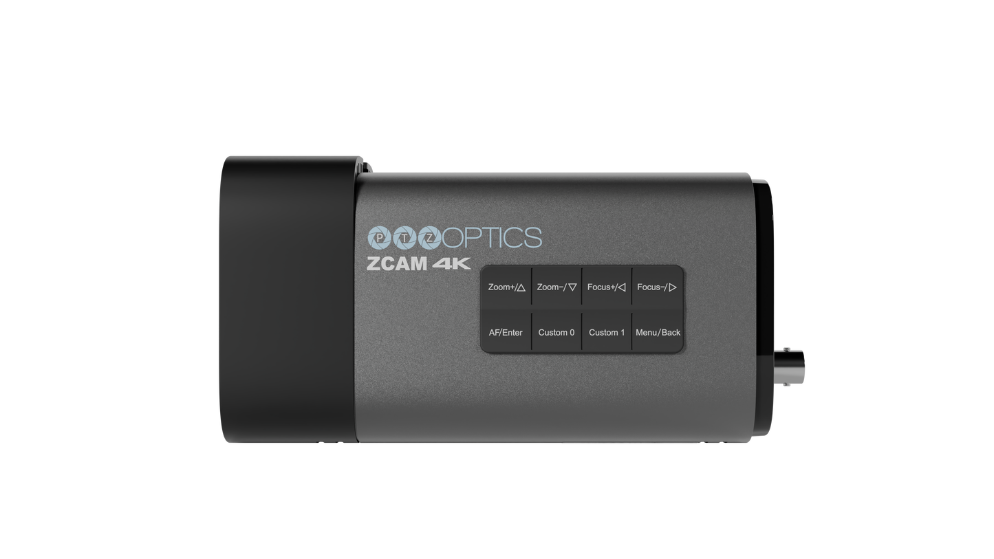 PTZOptics Studio 4K 12x Zoom Box Camera (Gray)
