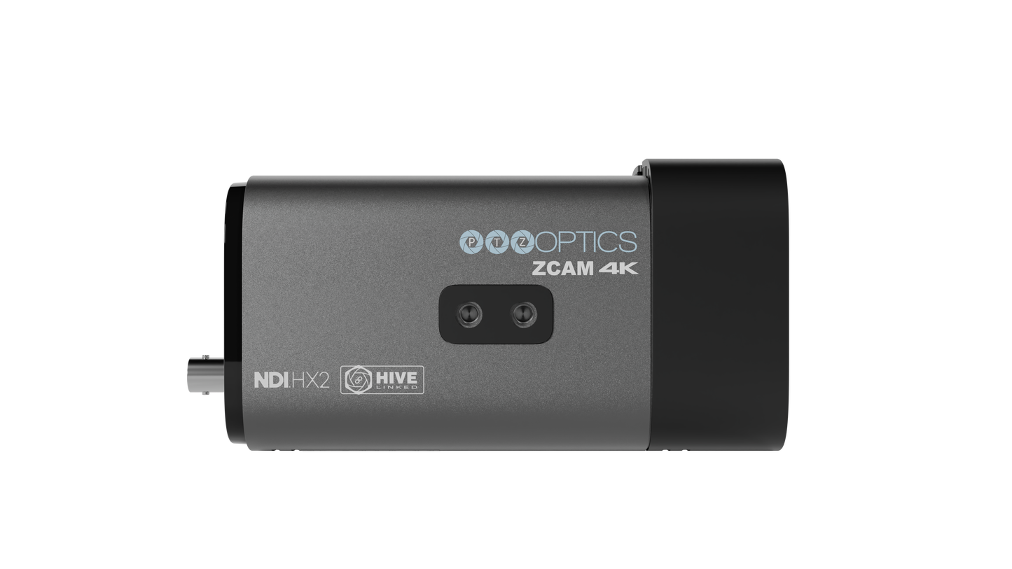 PTZOptics Studio 4K 12x Zoom Box Camera (Gray)
