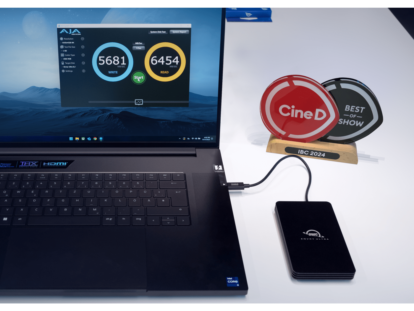 OWC Envoy Ultra Thunderbolt 5 Portable NVMe SSD