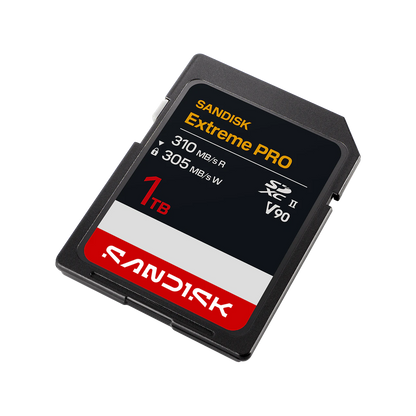 SANDISK 1TB Extreme PRO UHS-II SDXC Memory Card, V90