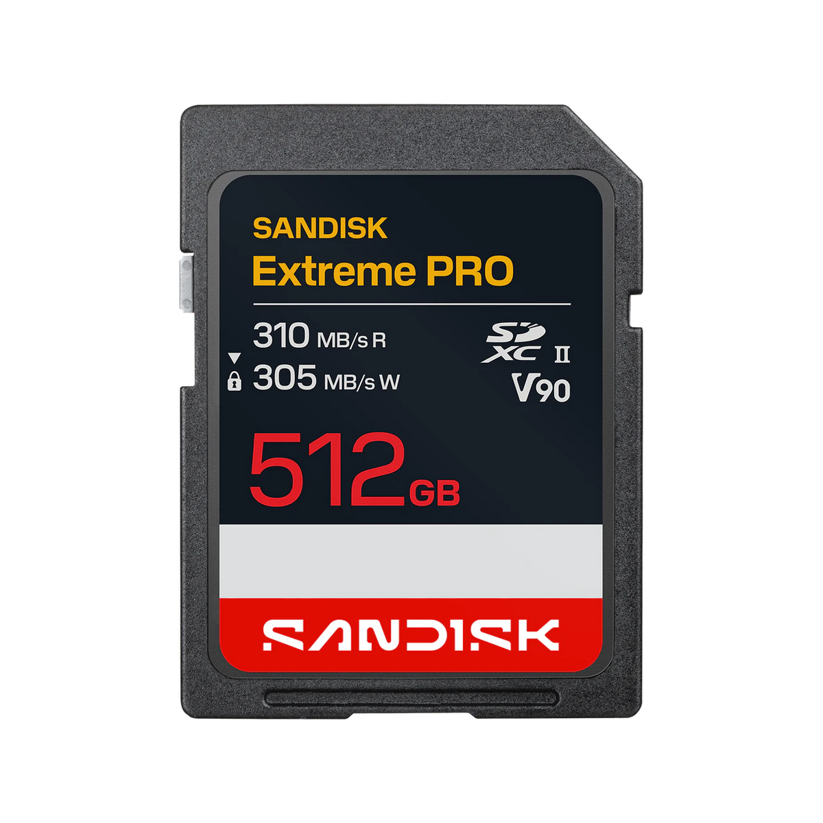 SANDISK 512GB Extreme PRO UHS-II SDXC Memory Card, V90