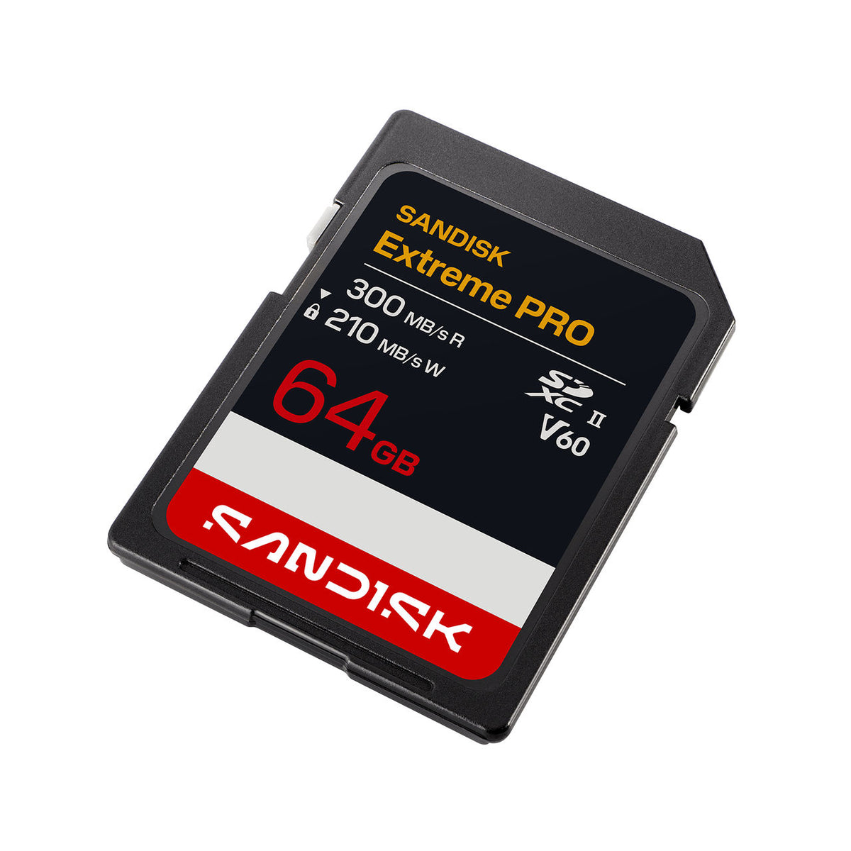 SANDISK 64GB Extreme PRO UHS-II SDXC Memory Card, V60