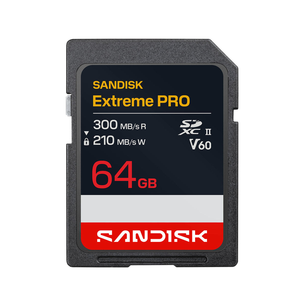 SANDISK 64GB Extreme PRO UHS-II SDXC Memory Card, V60