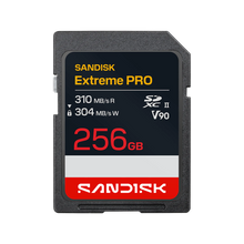 SANDISK 256GB Extreme PRO UHS-II SDXC Memory Card, V90