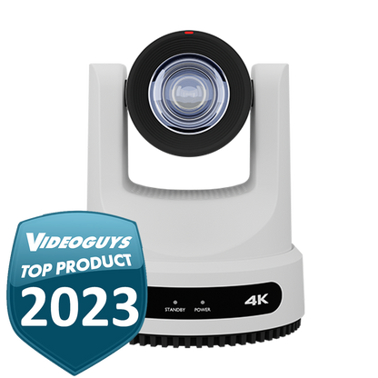 PTZOptics Move 4K 12X NDI|HX PTZ Camera- White